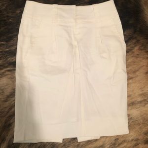 Bebe white linen skirt - size 0
